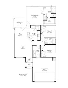 S-1262 New Home Floor Plan