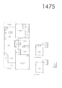1475 New Home Floor Plan