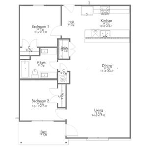 Monroe New Home Floor Plan