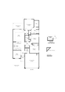 S-1443 New Home Floor Plan