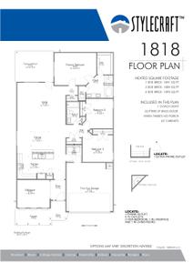 1818 New Home Floor Plan