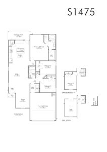 S-1475 New Home Floor Plan