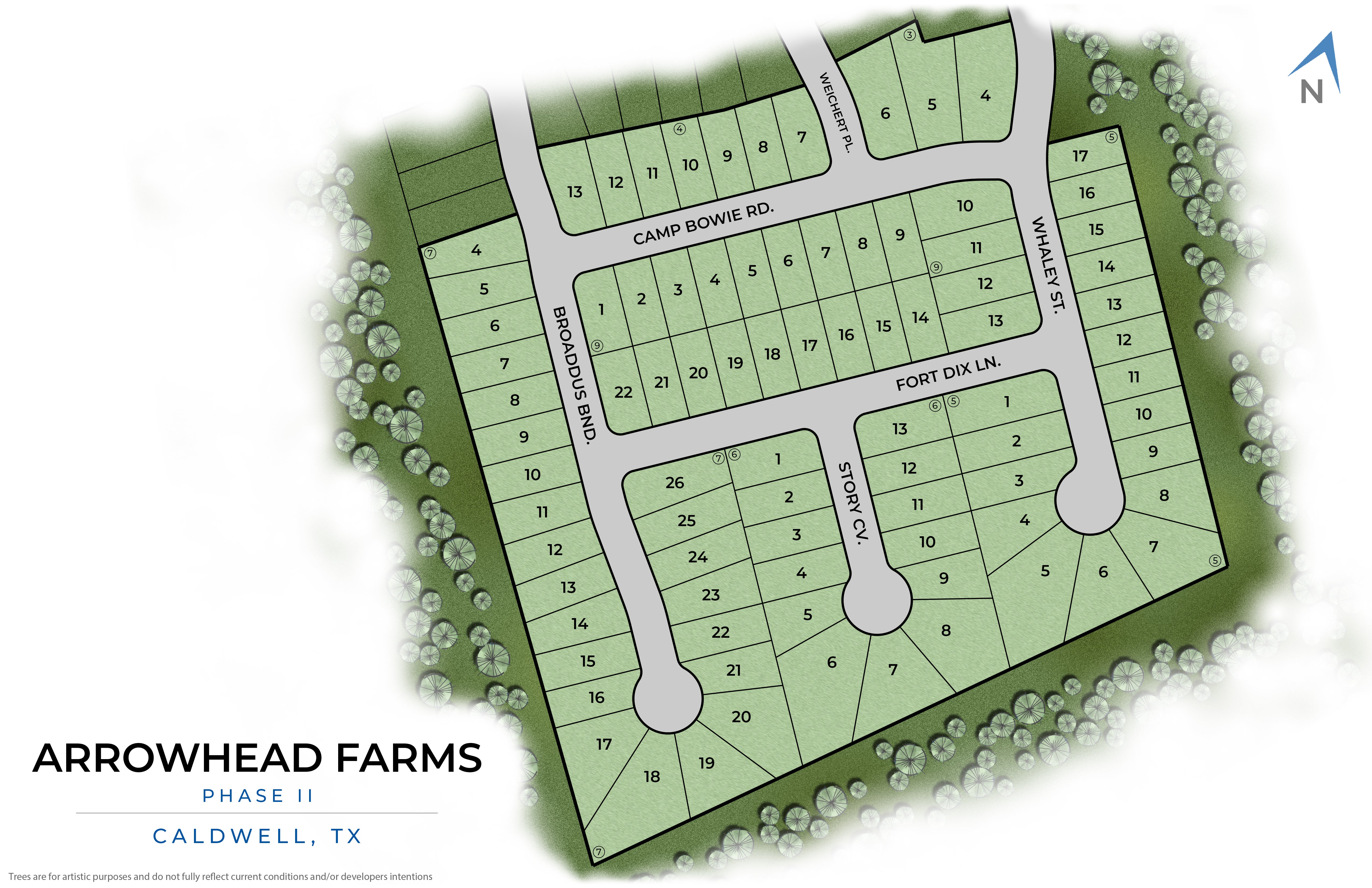 Caldwell, TX Arrowhead Farms New Homes from Stylecraft Builders